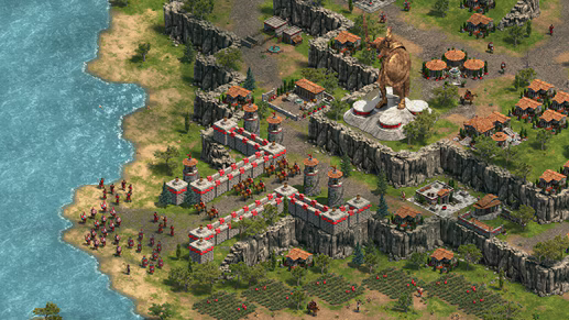 Picture of a fortress in Age of Empires: Definitive Edition